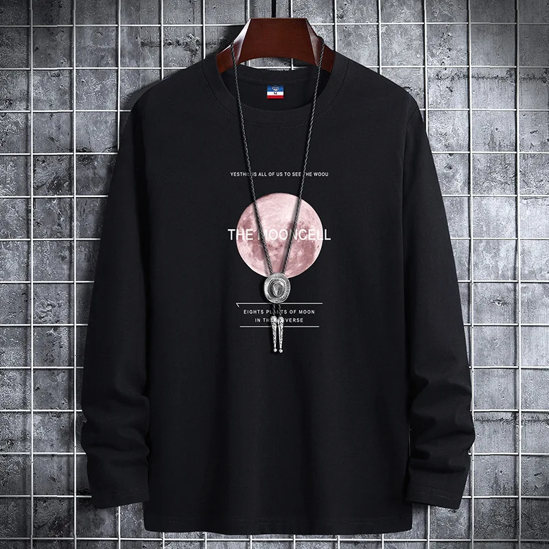 T shirt for men 2025 Spring Men's clothing Cotton Long-sleeve t-shirts Top Autumn Daily Casual O-neck Oversized Anime T shirts
T shirt for men 2025 Spring Men's clothing Cotton Long-sleeve t-shirts Top Autumn Daily Casual O-neck Oversized Anime T shirts