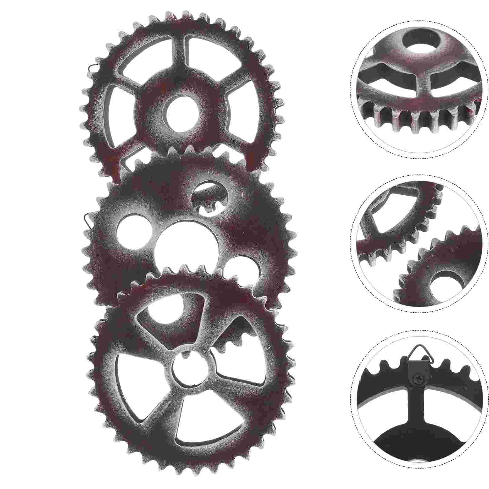 3 Pcs Gear Wall Decoration Decorative Retro Pendant Wooden Sculpture Ornament Hanging
3 Pcs Gear Wall Decoration Decorative Retro Pendant Wooden Sculpture Ornament Hanging