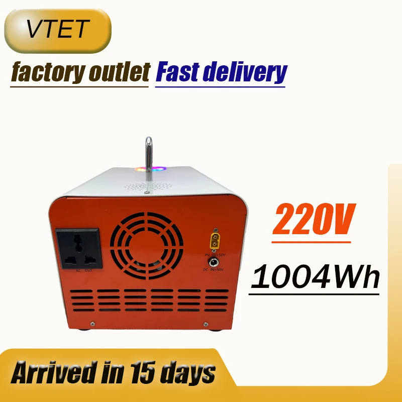 3.2V1004WH portable power station 220V outdoor mobile power supply 314AH lithium battery MPPT charging camping power supply LED
3.2V1004WH portable power station 220V outdoor mobile power supply 314AH lithium battery MPPT charging camping power supply LED
