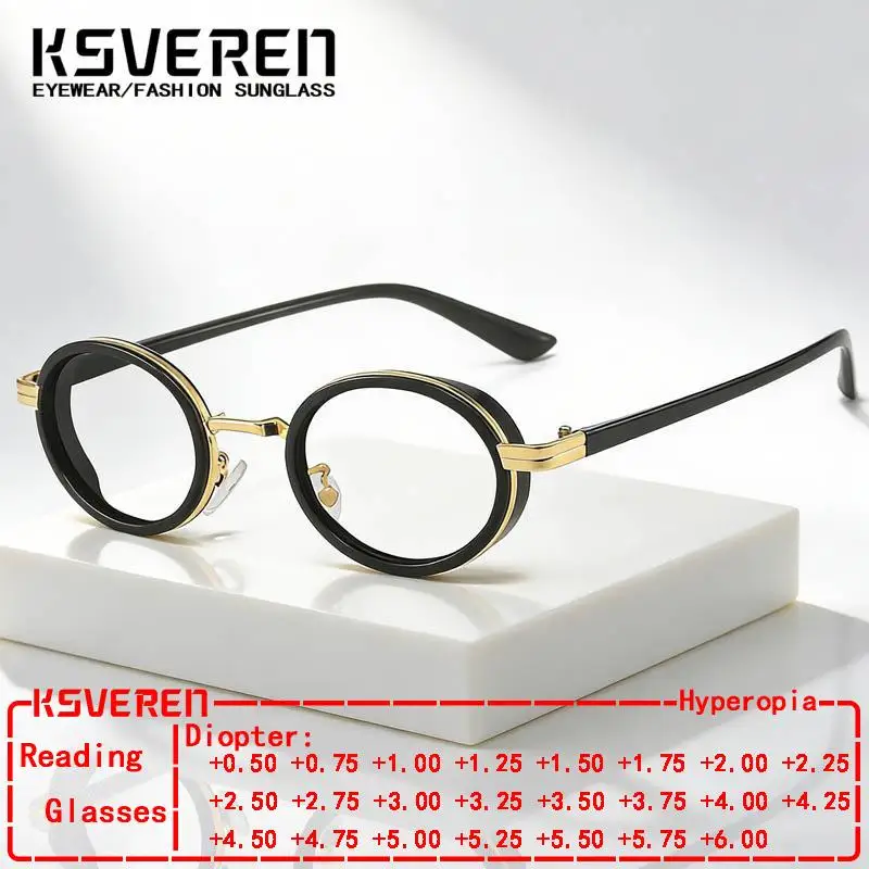 Oval Small Frame Anti Blue Light Reading Glasses Women Trendy Prescription Optical Eyewear Female Clear Lens Presbyopic Reader
Oval Small Frame Anti Blue Light Reading Glasses Women Trendy Prescription Optical Eyewear Female Clear Lens Presbyopic Reader