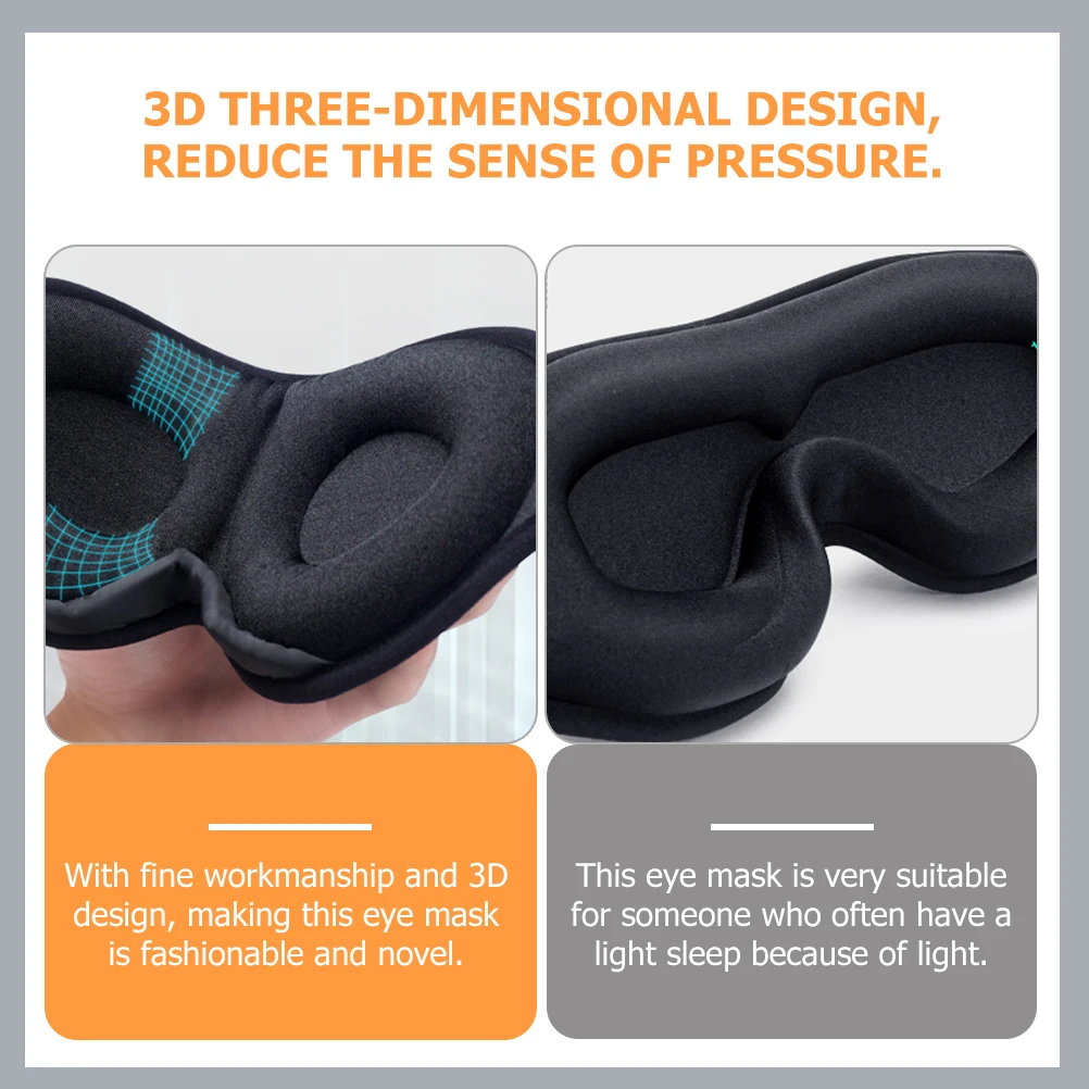 3D маска для глаз из пены с эффектом памяти, повязка на глаза для сна, без давления, удобная резинка, анти-легкая, для путешествий, офиса, кемпинга
3D маска для глаз из пены с эффектом памяти, повязка на глаза для сна, без давления, удобная резинка, анти-легкая, для путешествий, офиса, кемпинга