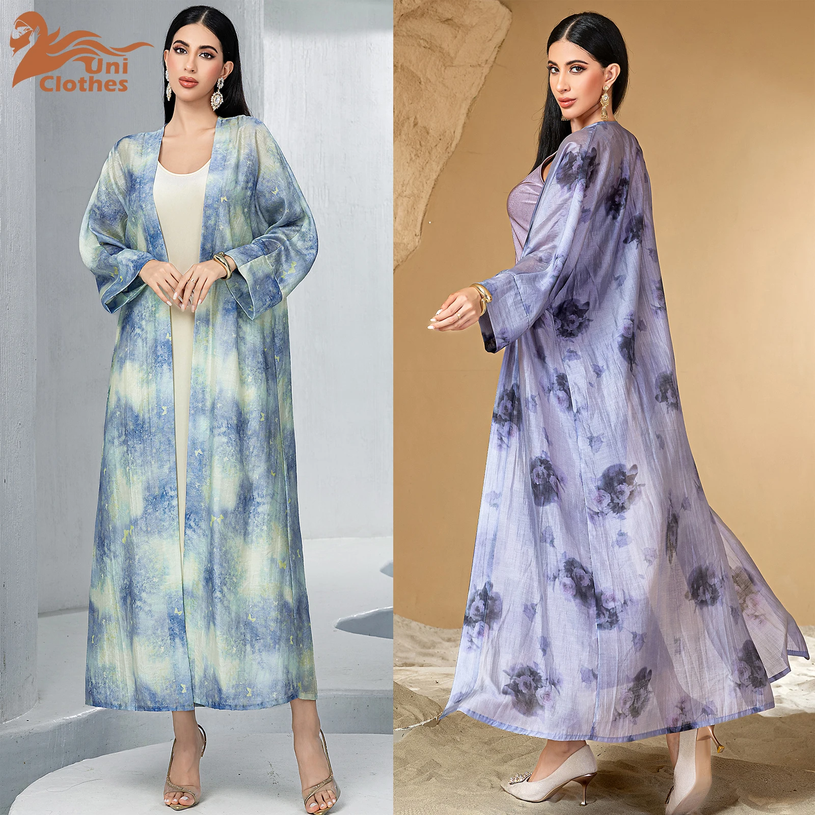 UNI Summer Dress for Women Print 2 Piece Set Cardigan Abaya Party Muslim Robe Jalabiya Ramadan Dubai Abaya 2025 Vestidos Largos
UNI Summer Dress for Women Print 2 Piece Set Cardigan Abaya Party Muslim Robe Jalabiya Ramadan Dubai Abaya 2025 Vestidos Largos