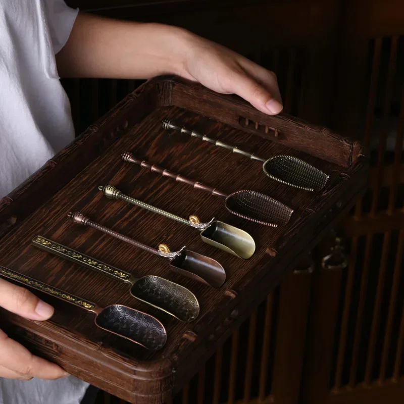 Teaspoon Divided Teaspoons Single Small Japanese Wooden Long Handle Alloy Spoon Tea Ceremony Tea Shovel Tea Spoons
Teaspoon Divided Teaspoons Single Small Japanese Wooden Long Handle Alloy Spoon Tea Ceremony Tea Shovel Tea Spoons