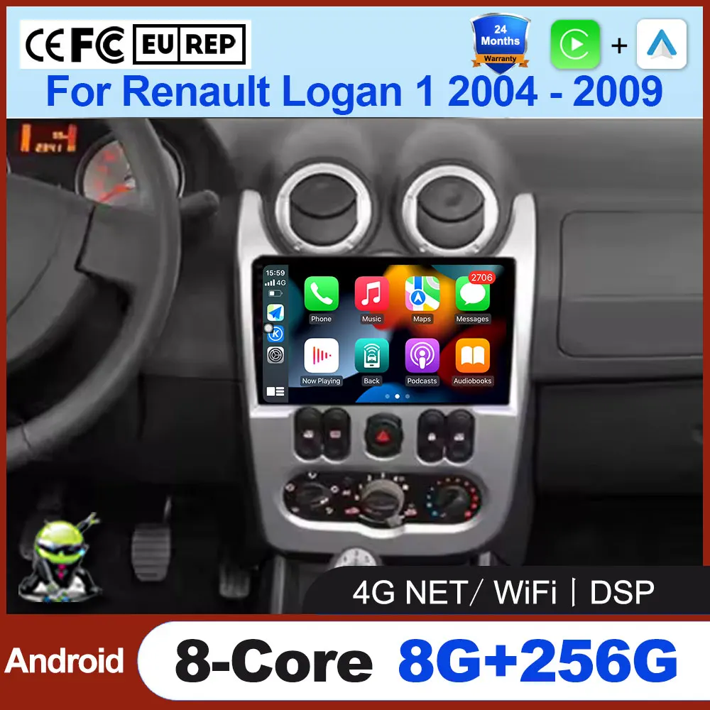 Android OS Auto Wireless Carplay для Renault Logan 1 2004-2009 Автомобильное видео Мультимедиа GPS Навигация Стерео Инструменты 4G LTE Вентилятор
Android OS Auto Wireless Carplay для Renault Logan 1 2004-2009 Автомобильное видео Мультимедиа GPS Навигация Стерео Инструменты 4G LTE Вентилятор
