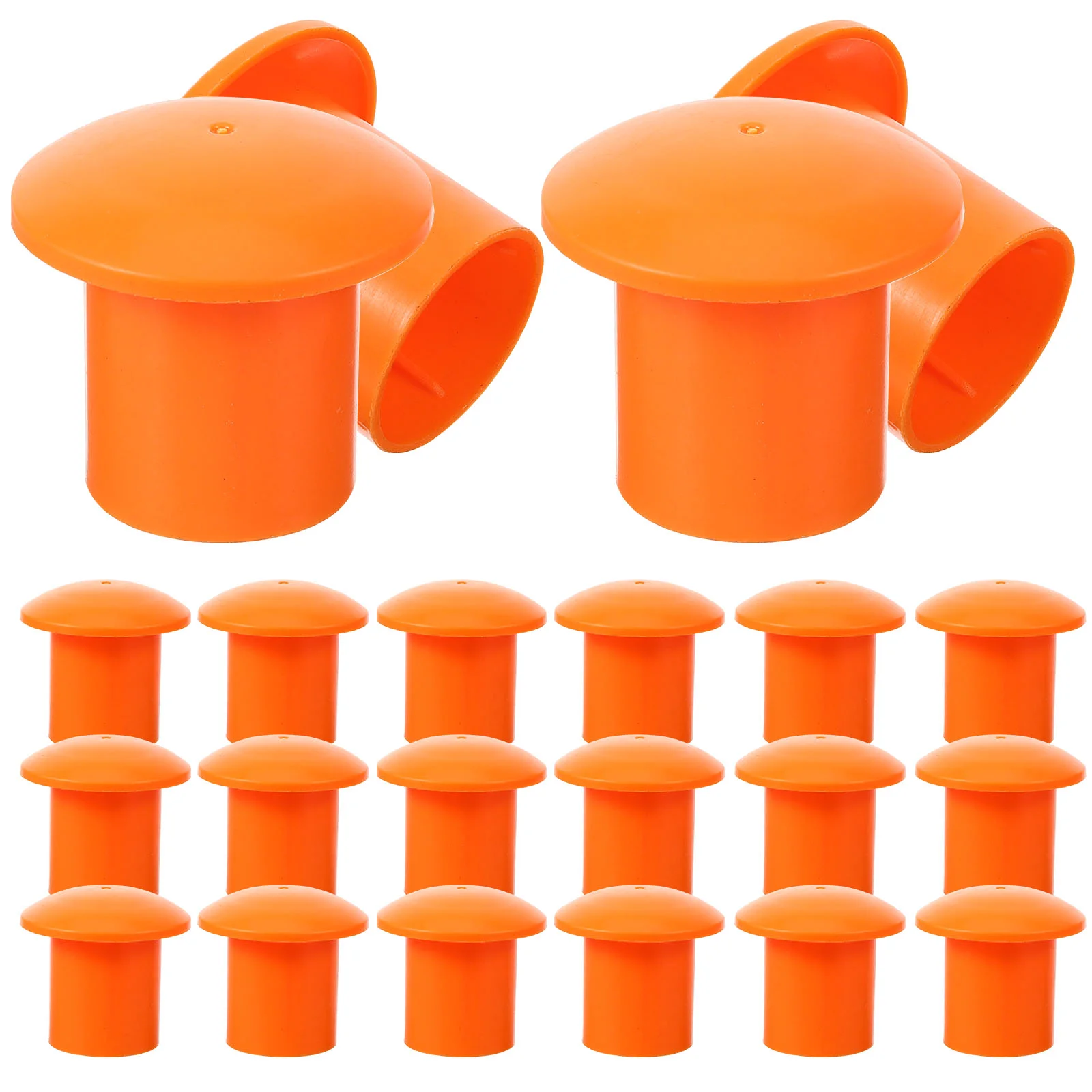 40pcs Rebar Caps Steel Bar End Protector Reinforced Plastic Construction Safety Cover Wear Resistant Bright
40pcs Rebar Caps Steel Bar End Protector Reinforced Plastic Construction Safety Cover Wear Resistant Bright