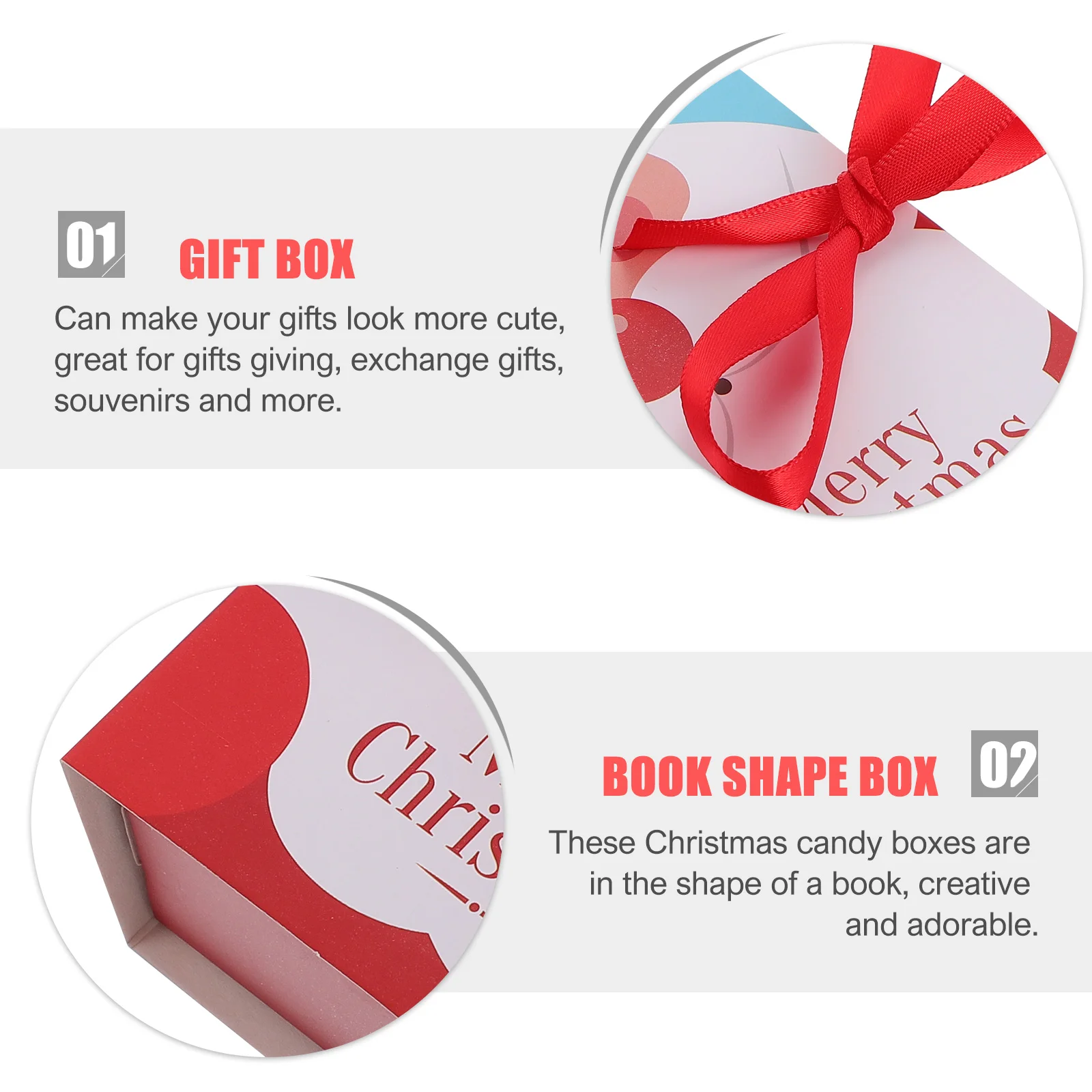 5Pcs Xmas Treat Paper Boxes Christmas Book Shape Gift Box Creative Candy Storage Lovely Gift Case Book Shape Box
5Pcs Xmas Treat Paper Boxes Christmas Book Shape Gift Box Creative Candy Storage Lovely Gift Case Book Shape Box