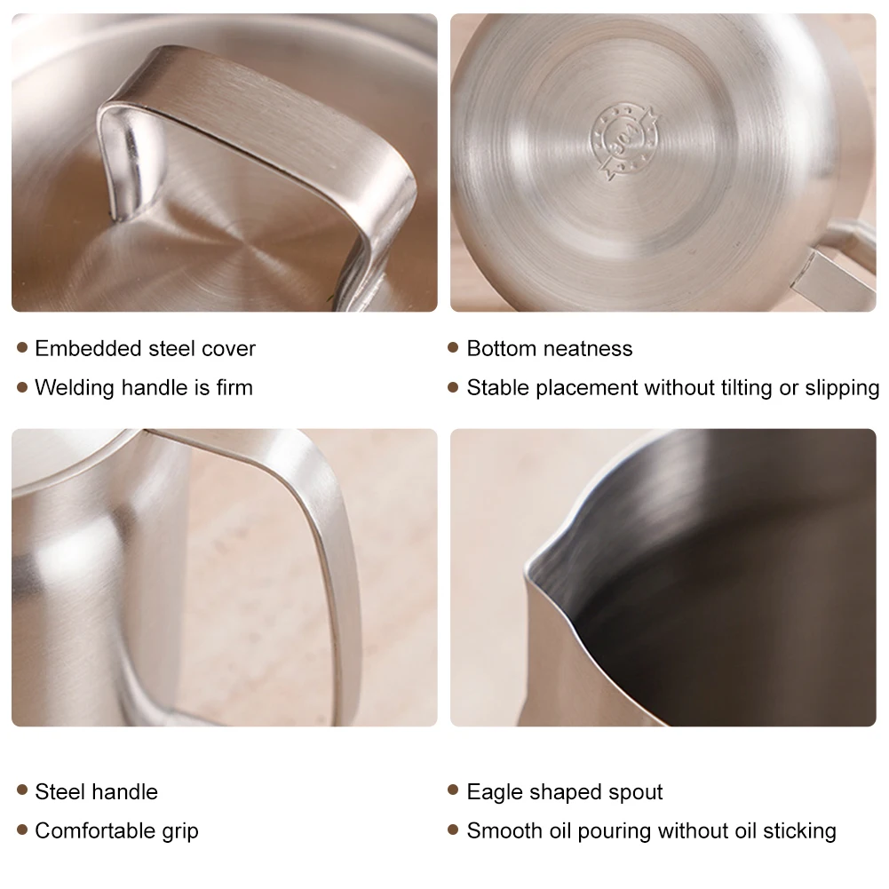 Stainless Steel Oil Filter Pot 1.5L Cooking Oil Filter Large Capacity Multifunctional Oil Filter Tank for Cooking French Fries
Stainless Steel Oil Filter Pot 1.5L Cooking Oil Filter Large Capacity Multifunctional Oil Filter Tank for Cooking French Fries