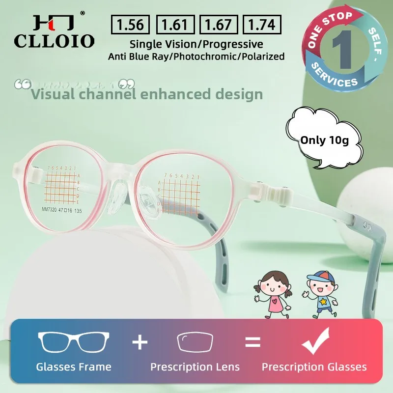 CLLOIO новые модные удобные минималистичные детские очки по рецепту с защитой от синего света, прозрачные овальные очки TR90 для близорукости
CLLOIO новые модные удобные минималистичные детские очки по рецепту с защитой от синего света, прозрачные овальные очки TR90 для близорукости