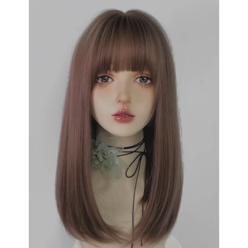 NEW Women Party Fringe Brown Pink Medium Long BOB Straight Natural Look Hair Wig
NEW Women Party Fringe Brown Pink Medium Long BOB Straight Natural Look Hair Wig