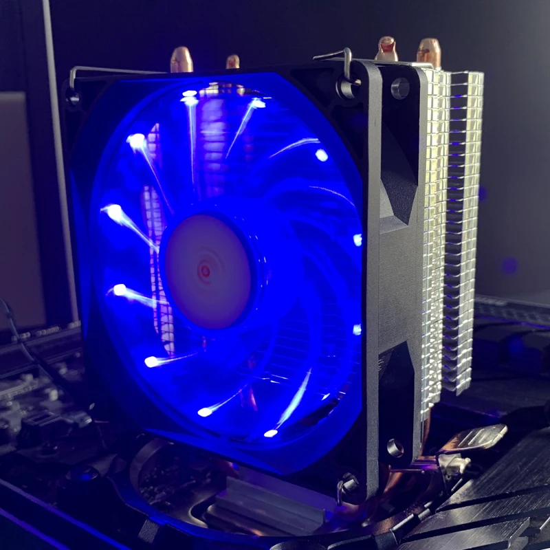 CPU Air Cooler Blue Ventilador Tower 2 heat pipes PC Radiator For Intel LGA 1366 1150 1151 1155 1200 1700 2011 X79 X99 AM5 AM4
CPU Air Cooler Blue Ventilador Tower 2 heat pipes PC Radiator For Intel LGA 1366 1150 1151 1155 1200 1700 2011 X79 X99 AM5 AM4