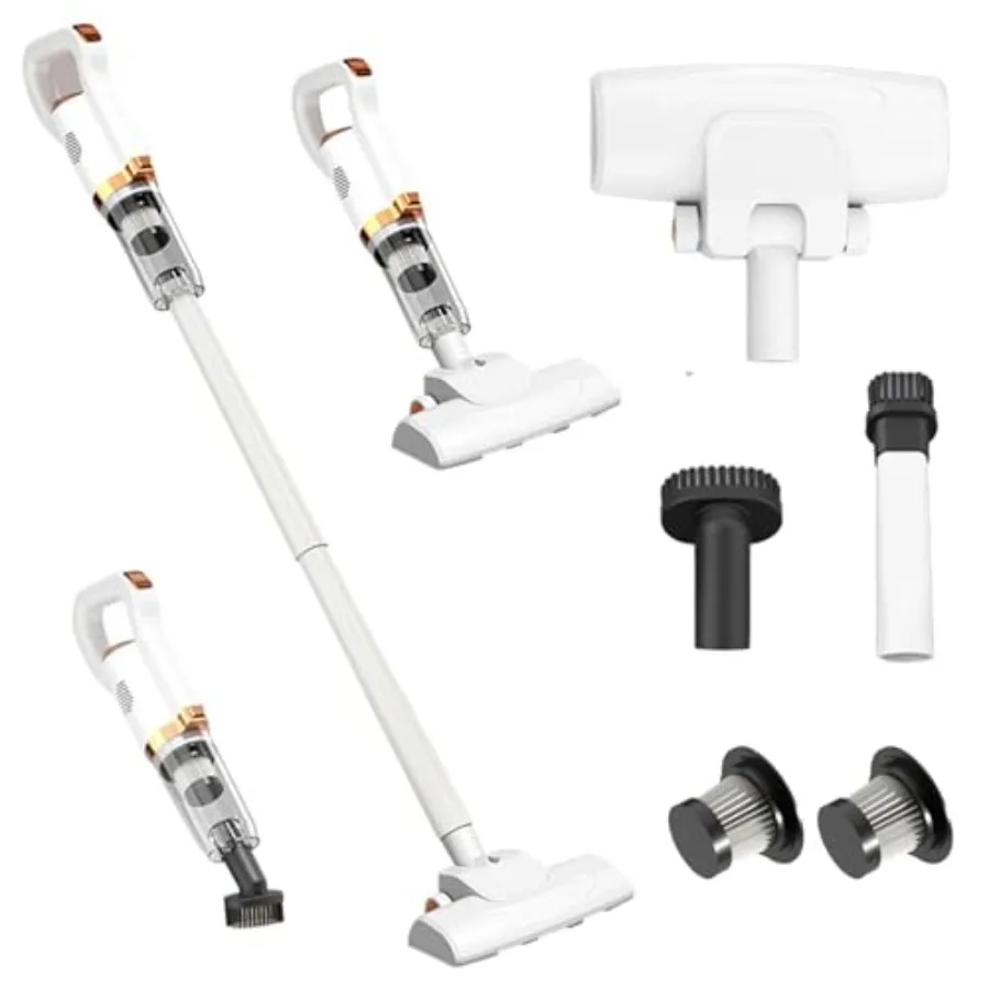 4 in 1 Cordless Vacuum Cleaner Powerful Stick Vacuum for Hardwood Floor 35 Min Rechargeable Battery Lightweight Upright Vacuum
4 in 1 Cordless Vacuum Cleaner Powerful Stick Vacuum for Hardwood Floor 35 Min Rechargeable Battery Lightweight Upright Vacuum