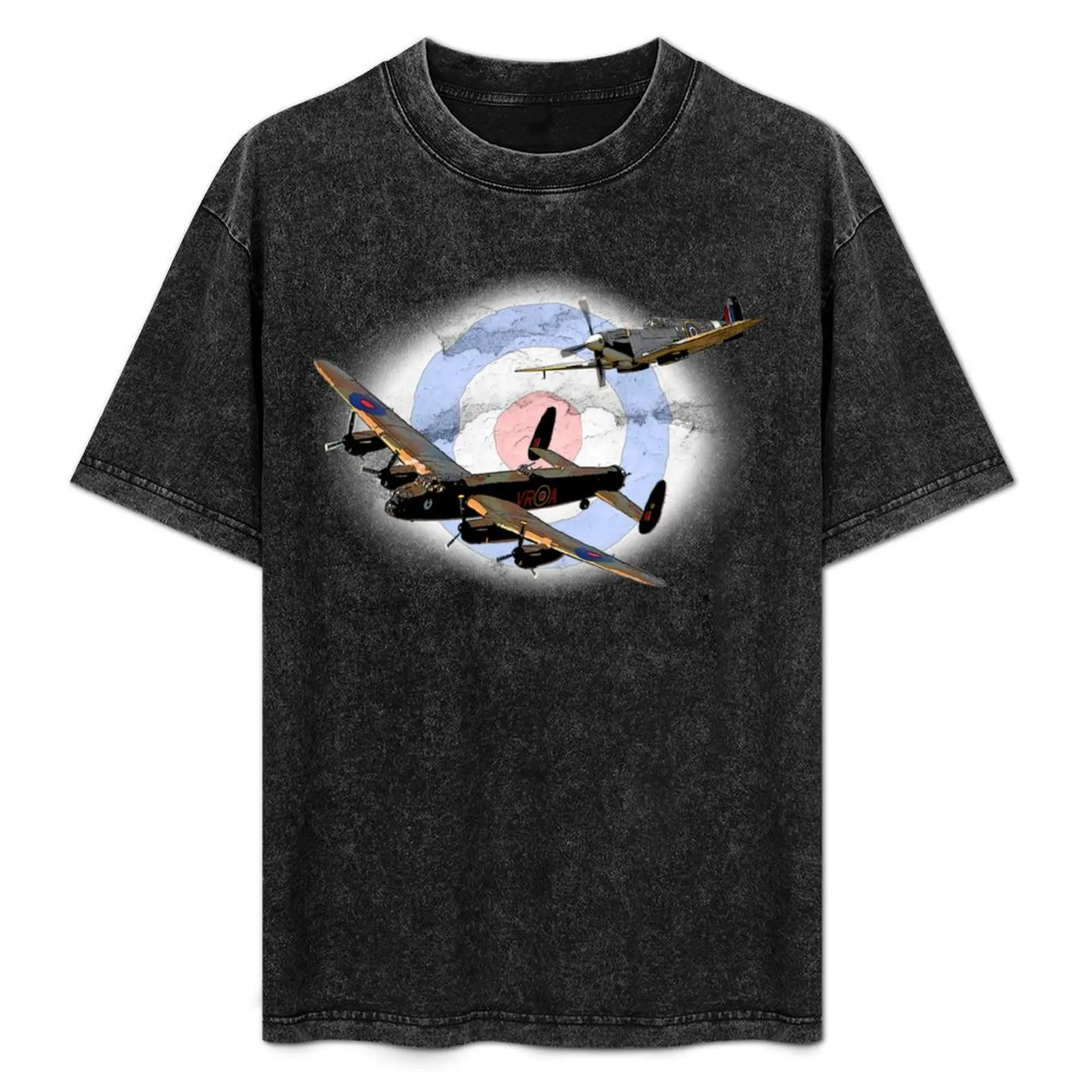 SPITFIRE AND LANCASTER aircraft T-Shirt Large Size Loose Casual Tee
SPITFIRE AND LANCASTER aircraft T-Shirt Large Size Loose Casual Tee