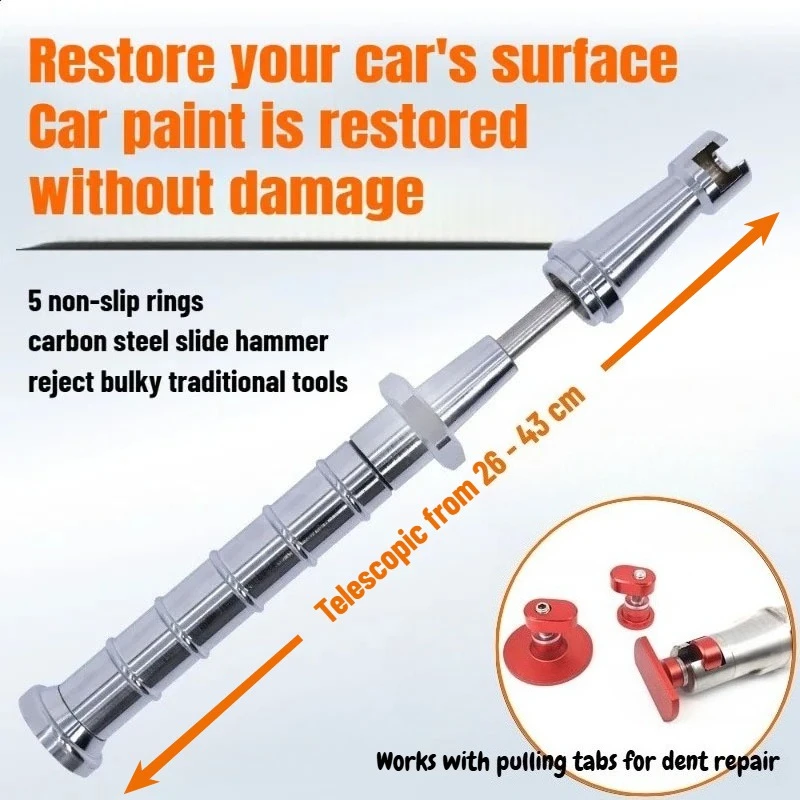 Car Dent Repair Puller 26-43cm Telescopic Slide Hammer with Anti Slip Puller For Hail Damage Door Dings Paintless Dent Removal
Car Dent Repair Puller 26-43cm Telescopic Slide Hammer with Anti Slip Puller For Hail Damage Door Dings Paintless Dent Removal