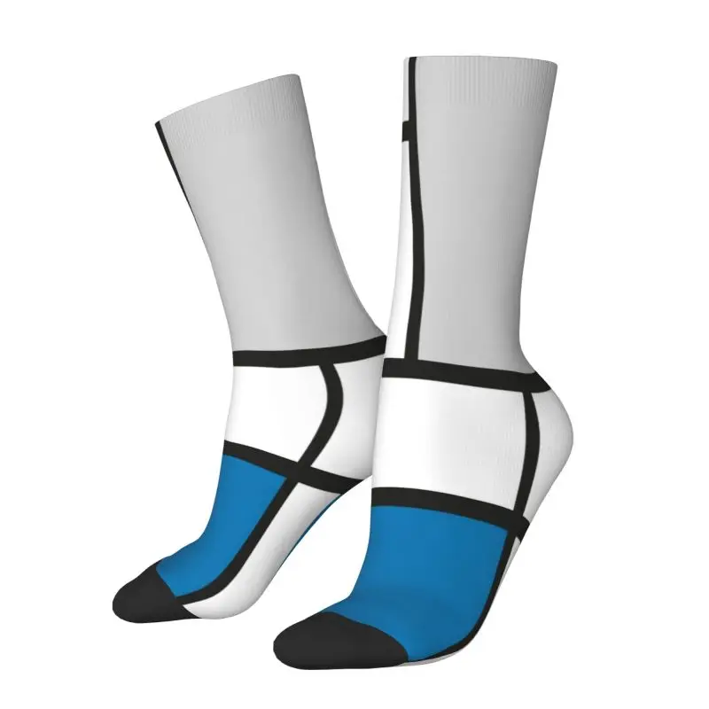 Мужские носки с геометрическим минималистичным узором De Stijl на заказ, унисекс, забавные носки Piet Mondrian на весну, лето, осень и зиму
Мужские носки с геометрическим минималистичным узором De Stijl на заказ, унисекс, забавные носки Piet Mondrian на весну, лето, осень и зиму