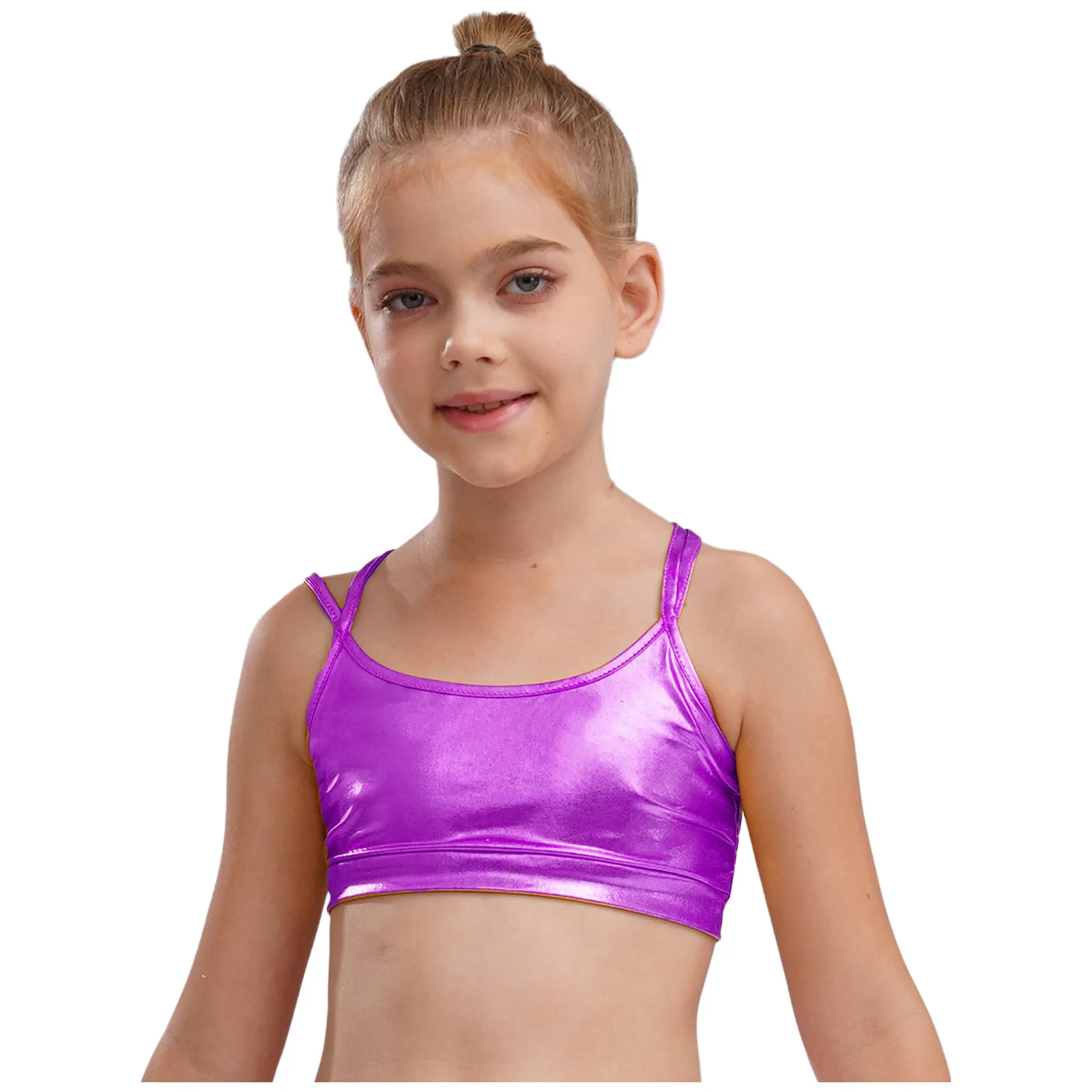 Cool Kids Girls Hip Hop Dance Sets Crisscross Metallic Camisole with Shiny Pants for Gymnastics Figure Skating Performance Wear
Cool Kids Girls Hip Hop Dance Sets Crisscross Metallic Camisole with Shiny Pants for Gymnastics Figure Skating Performance Wear