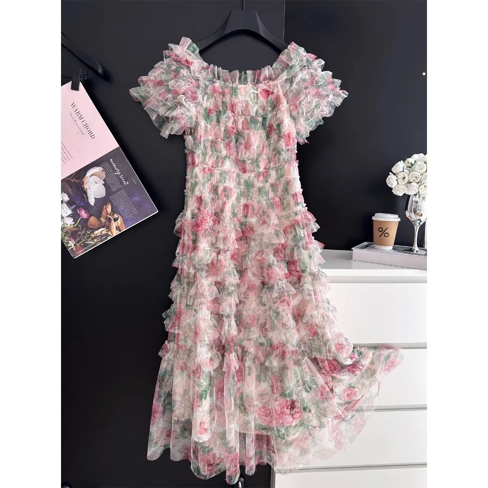 Sexy print mesh Dress Chic Vintage Evening Party Club Women Chic Summer Beach dresses
Sexy print mesh Dress Chic Vintage Evening Party Club Women Chic Summer Beach dresses