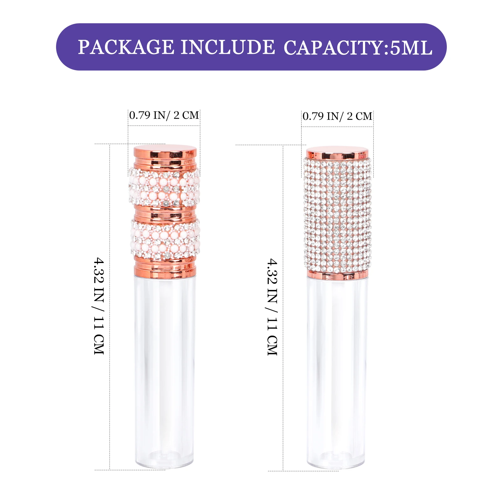 20 Pcs Empty Lip Gloss Tubes Bulk ABS Material Lightweight Portable DIY Containers Waterproof Reusable Practical
20 Pcs Empty Lip Gloss Tubes Bulk ABS Material Lightweight Portable DIY Containers Waterproof Reusable Practical