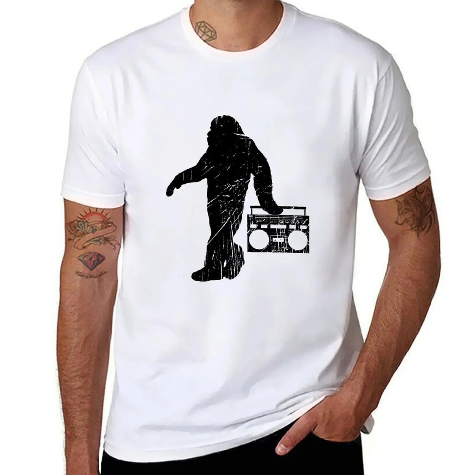 Bigfoot With Boombox T-Shirt man graphic t shirt printed t shirts for man T-Shirt 
Bigfoot With Boombox T-Shirt man graphic t shirt printed t shirts for man T-Shirt