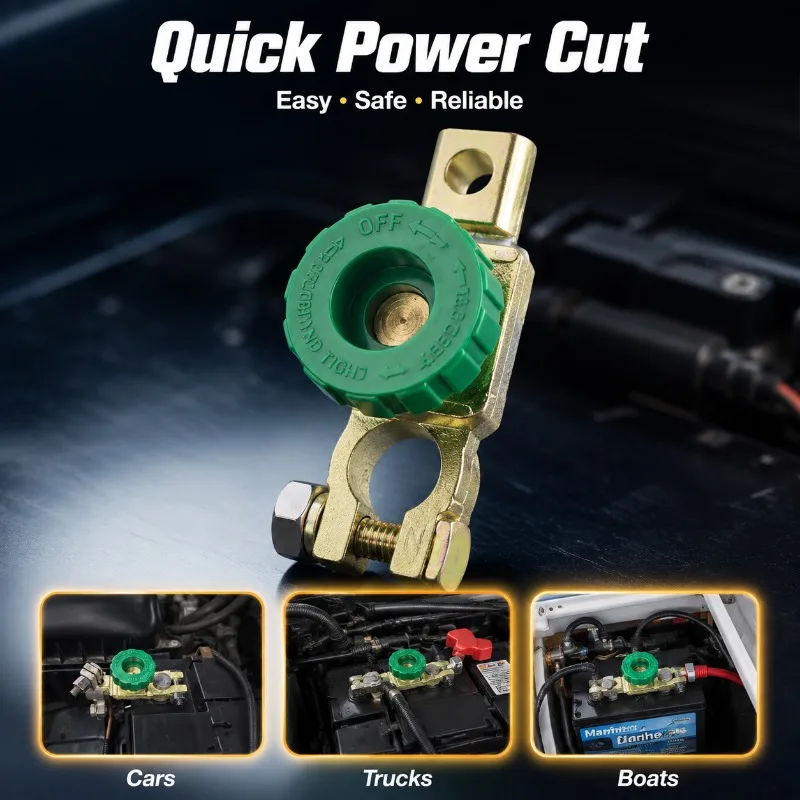 Pure Copper Battery Disconnect Clamp Thickened Sturdy Build Designed for Vehicle Modification Effectively Stops Electric
Pure Copper Battery Disconnect Clamp Thickened Sturdy Build Designed for Vehicle Modification Effectively Stops Electric