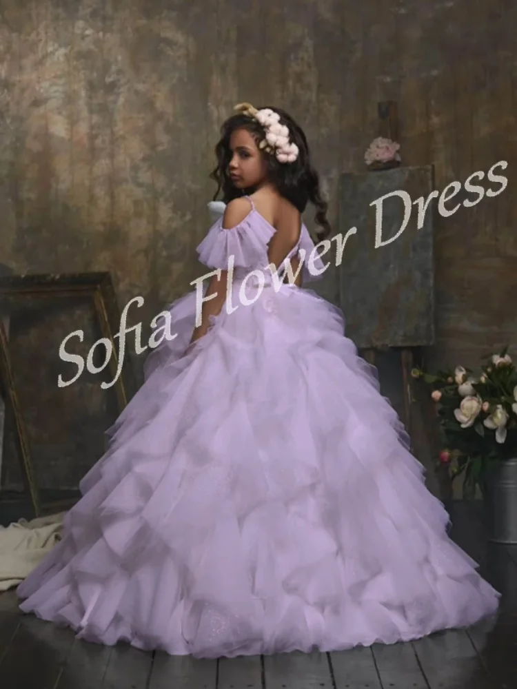 Flower Girl Dress For Wedding Applique Ruffle Layered Sequin Tulle Puffy Beading Birthday Party Dress First Communion Ball Gown
Flower Girl Dress For Wedding Applique Ruffle Layered Sequin Tulle Puffy Beading Birthday Party Dress First Communion Ball Gown