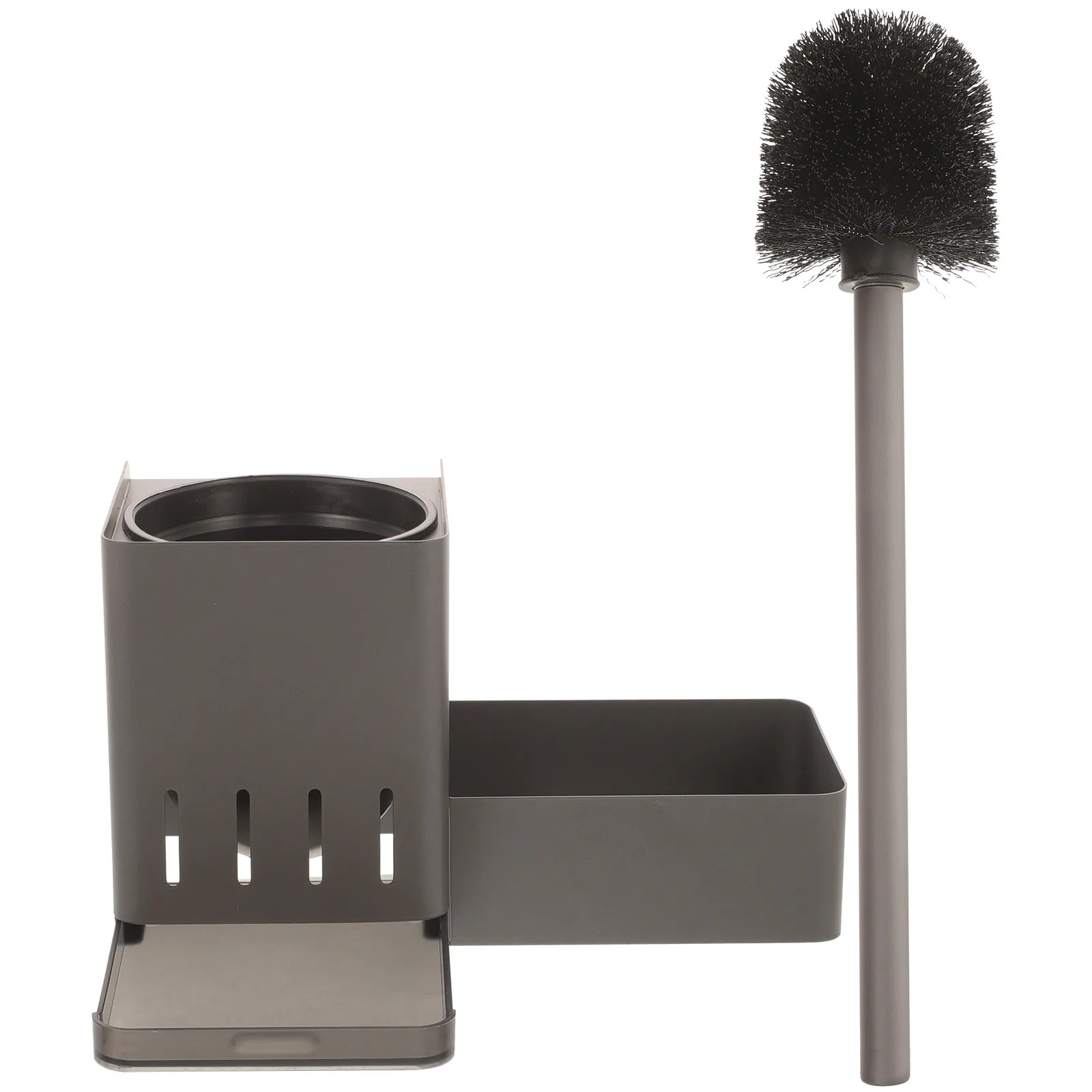 1Set Wall Mount Brush Holder Bathroom Storage Rack with Water Tray Space Saving Toilet Bowl Cleaner and Brush Holder
1Set Wall Mount Brush Holder Bathroom Storage Rack with Water Tray Space Saving Toilet Bowl Cleaner and Brush Holder
