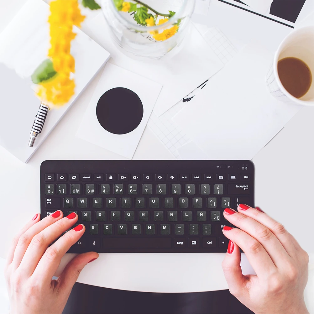 5Pcs Keyboard Stickers Pvc Replacement Letters Keyboard Covers Suitable for Home Office School Laptop Language
5Pcs Keyboard Stickers Pvc Replacement Letters Keyboard Covers Suitable for Home Office School Laptop Language