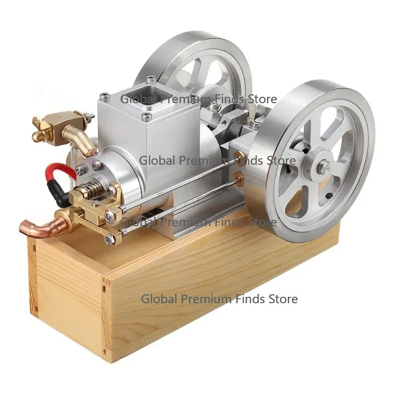ET8 Horizontal Two-valve Engine Model Hit and Miss High Performance Full G-as Adjustable Speed STEM Boutique Metal Toy