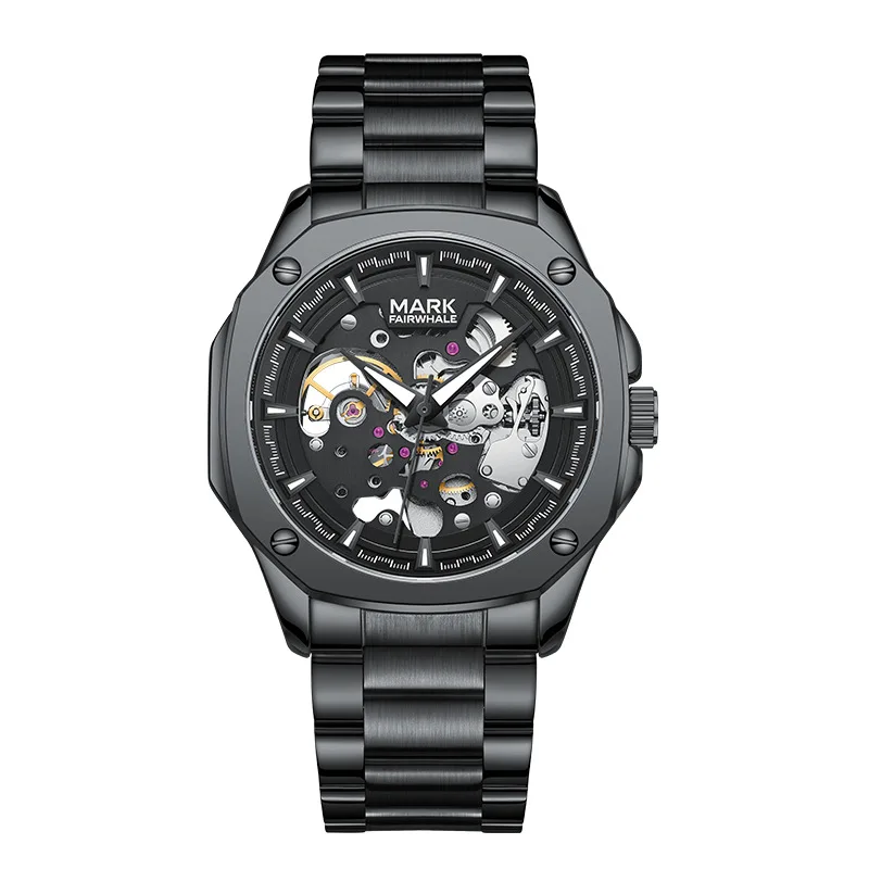 FAIRWHALE Luxury Watches Mens Skeleton Mechanical Automatic Wristwatch Full Steel Clocks Waterproof Black Stainless Steel Strap
FAIRWHALE Luxury Watches Mens Skeleton Mechanical Automatic Wristwatch Full Steel Clocks Waterproof Black Stainless Steel Strap