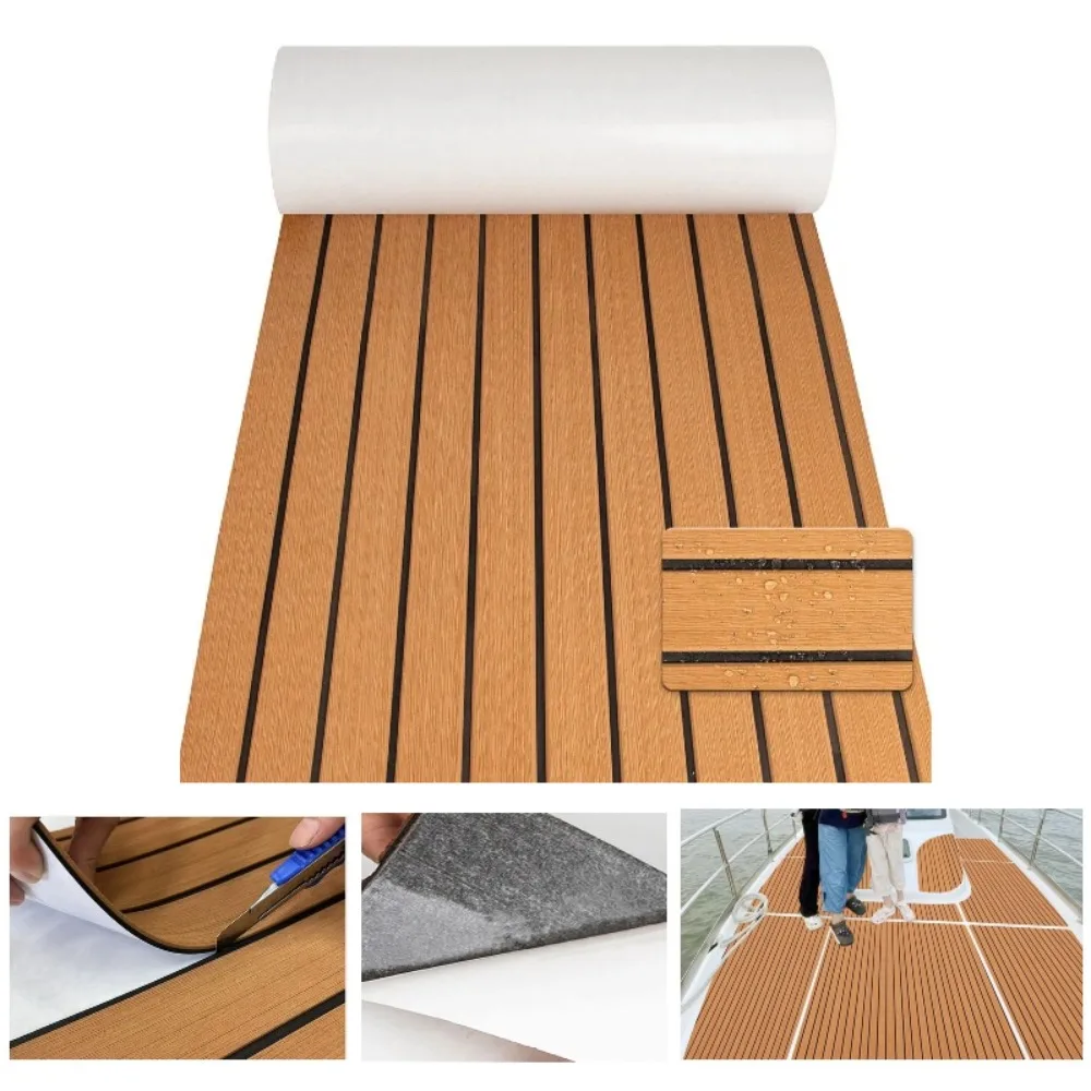 Washable Faux Teak Decking Sheet Pad for Boat Marine Flooring RV Swimming Pool Yacht Mat with Adhesive Backing EVA Foam Mats
Washable Faux Teak Decking Sheet Pad for Boat Marine Flooring RV Swimming Pool Yacht Mat with Adhesive Backing EVA Foam Mats