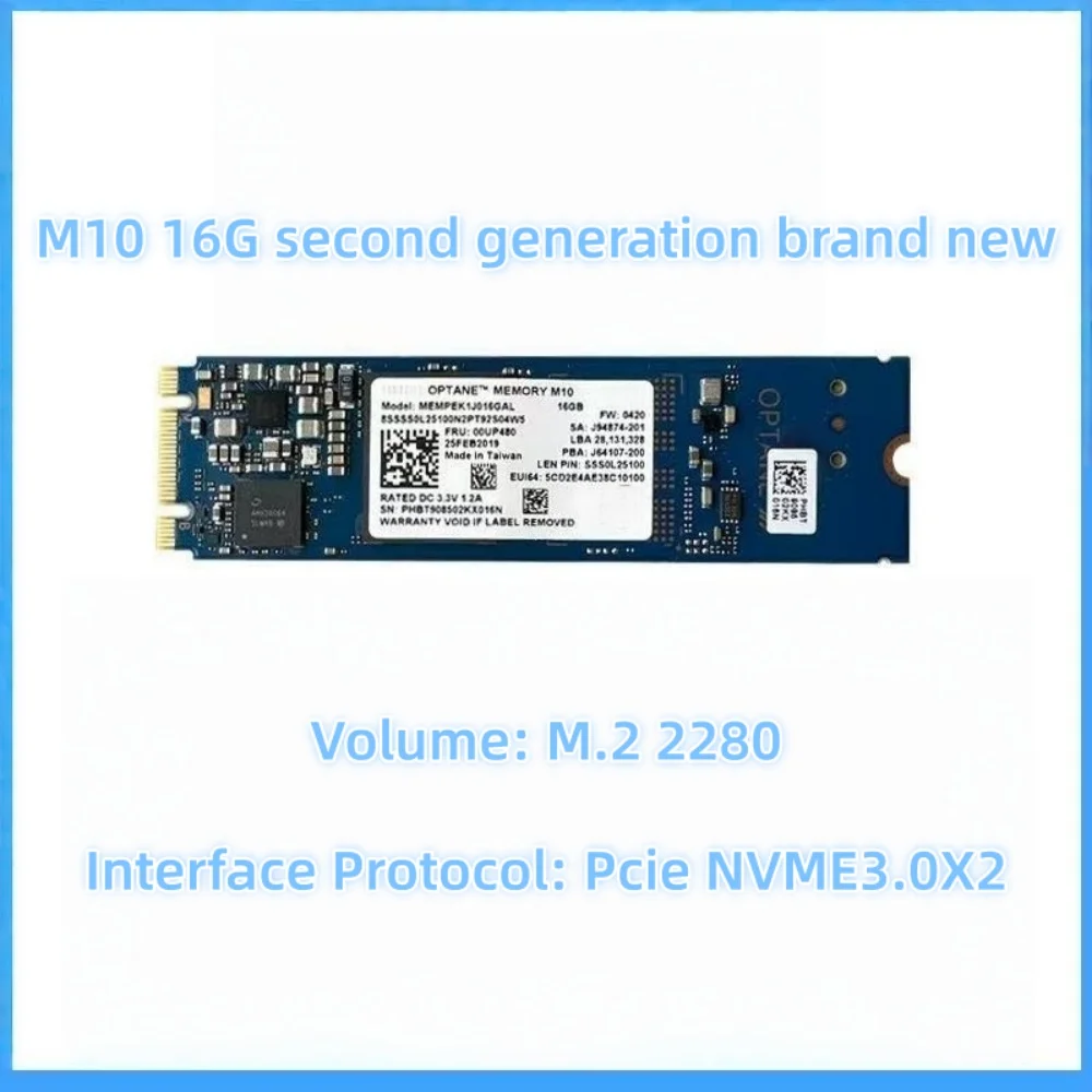 For Intel Aoteng 16G M.2 PCIE NVME notebook desktop computer SSD hard disk brand new
For Intel Aoteng 16G M.2 PCIE NVME notebook desktop computer SSD hard disk brand new