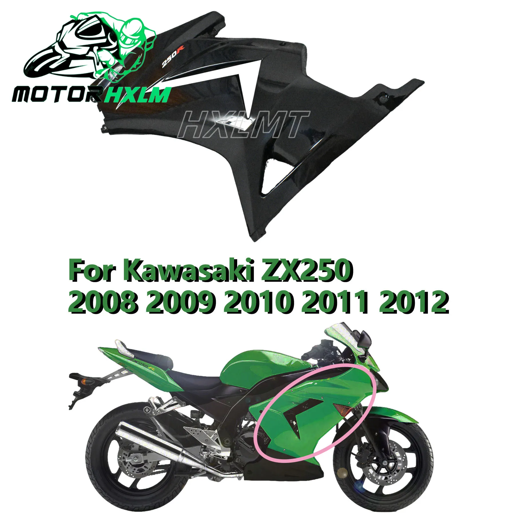 Right Left Side Fairing Side Cover for Kawasaki 250R 2008-2012 Motorcycle Windshield Screen Accessories
Right Left Side Fairing Side Cover for Kawasaki 250R 2008-2012 Motorcycle Windshield Screen Accessories