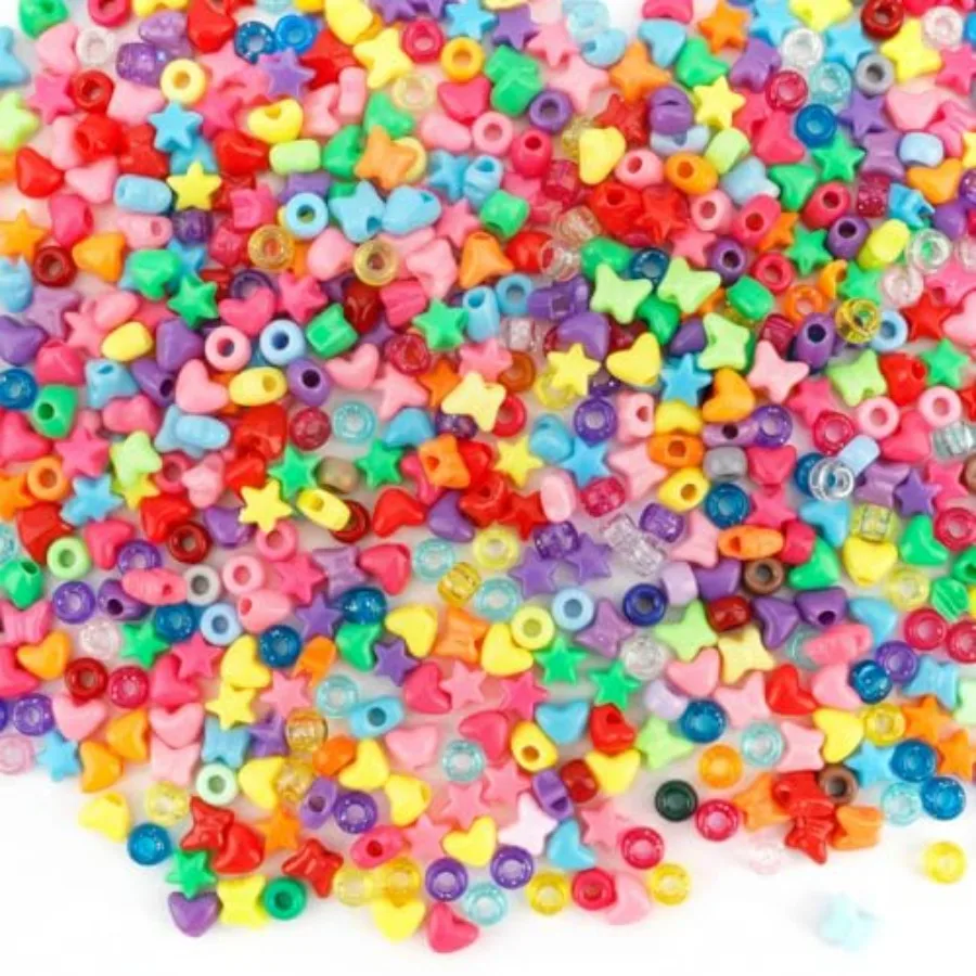 Quality Assurance 1000PCS Pony Beads, Star Heart Beads for Bracelets, Shaped Pony Bead for Jewelry Making Hair Crafts, Bulk Col
Quality Assurance 1000PCS Pony Beads, Star Heart Beads for Bracelets, Shaped Pony Bead for Jewelry Making Hair Crafts, Bulk Col