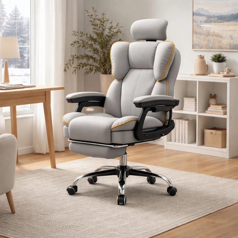 Gaming Chair Ergonomic Reclining Computer Chair Adjustable Backrest Swivel Office Chair for Home Dorm Study Use
Gaming Chair Ergonomic Reclining Computer Chair Adjustable Backrest Swivel Office Chair for Home Dorm Study Use