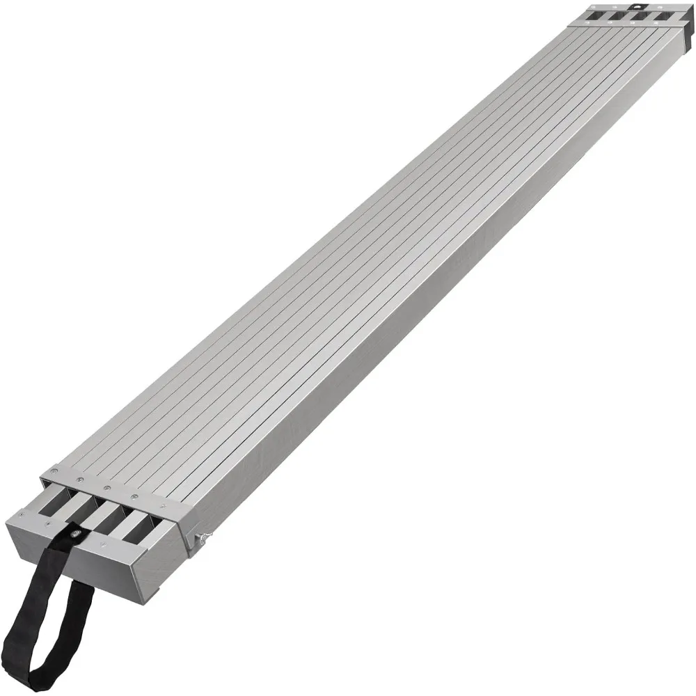 Aluminum Plank, 9-15FT Telescoping Work Plank, 500lbs Capacity Aluminum Extension Plank, 12.5 inch Width, Scaffolding Plank
Aluminum Plank, 9-15FT Telescoping Work Plank, 500lbs Capacity Aluminum Extension Plank, 12.5 inch Width, Scaffolding Plank
