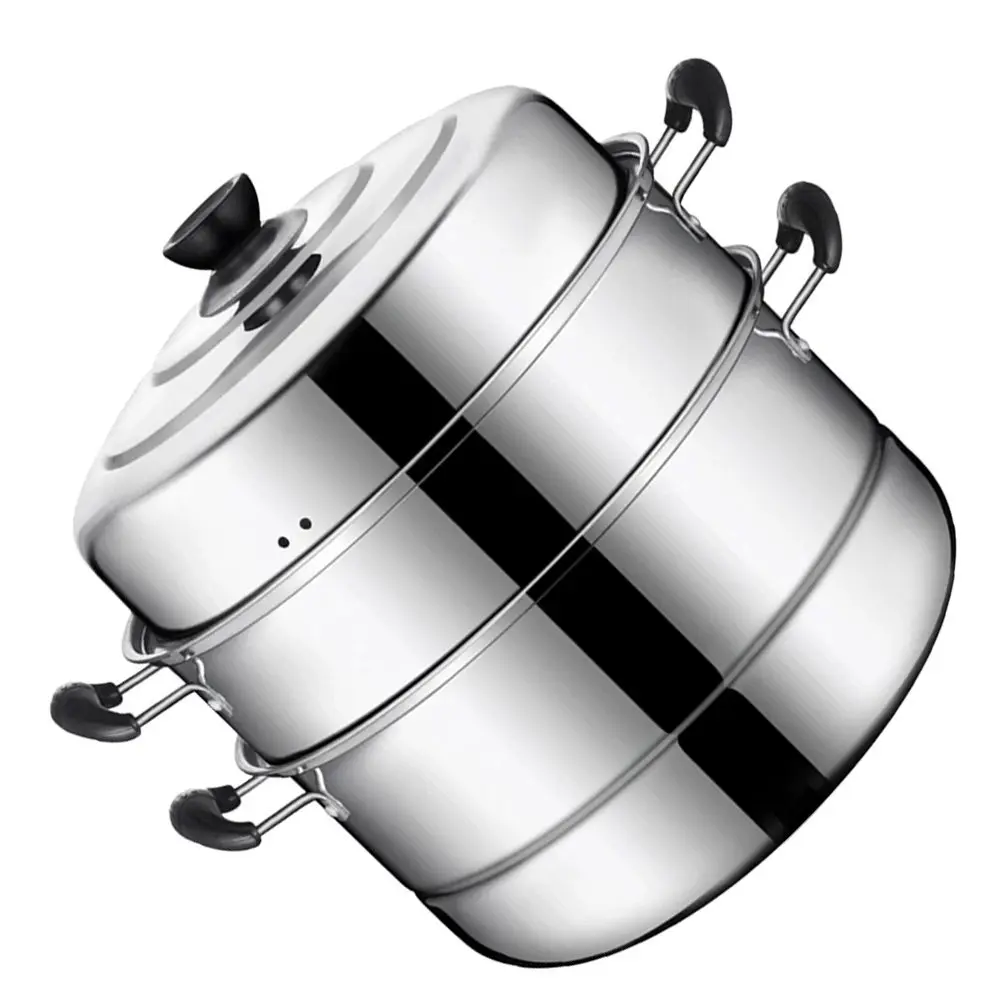1Pcs Three-Layer Stainless Steel Steam Pot Multifunctional Large Capacity Steamer Pot Suitable for Home Gas Stove Induction
1Pcs Three-Layer Stainless Steel Steam Pot Multifunctional Large Capacity Steamer Pot Suitable for Home Gas Stove Induction