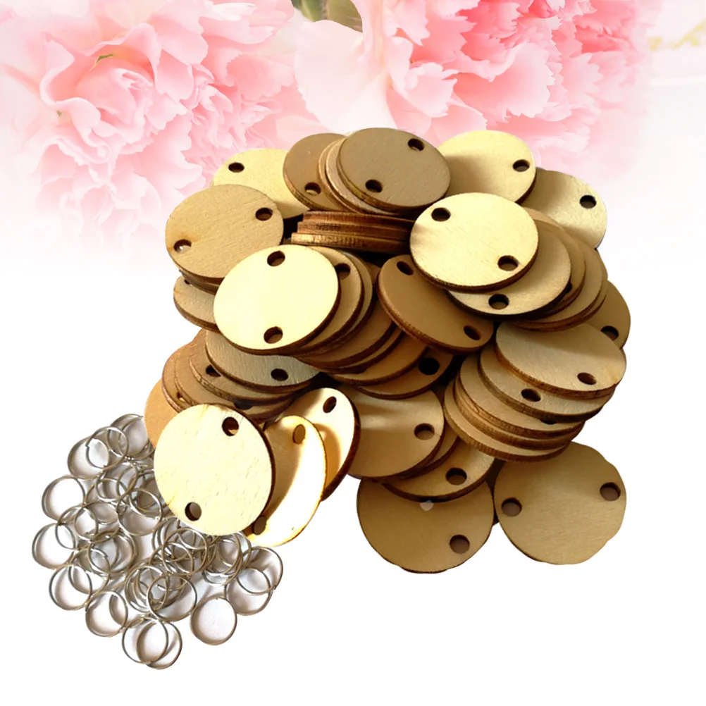 100Pcs Round Wood Discs with Metal Rings Making Hanging Calendar Kit for Family Event Tracker Rustic Home Decoration DIY Gift
100Pcs Round Wood Discs with Metal Rings Making Hanging Calendar Kit for Family Event Tracker Rustic Home Decoration DIY Gift