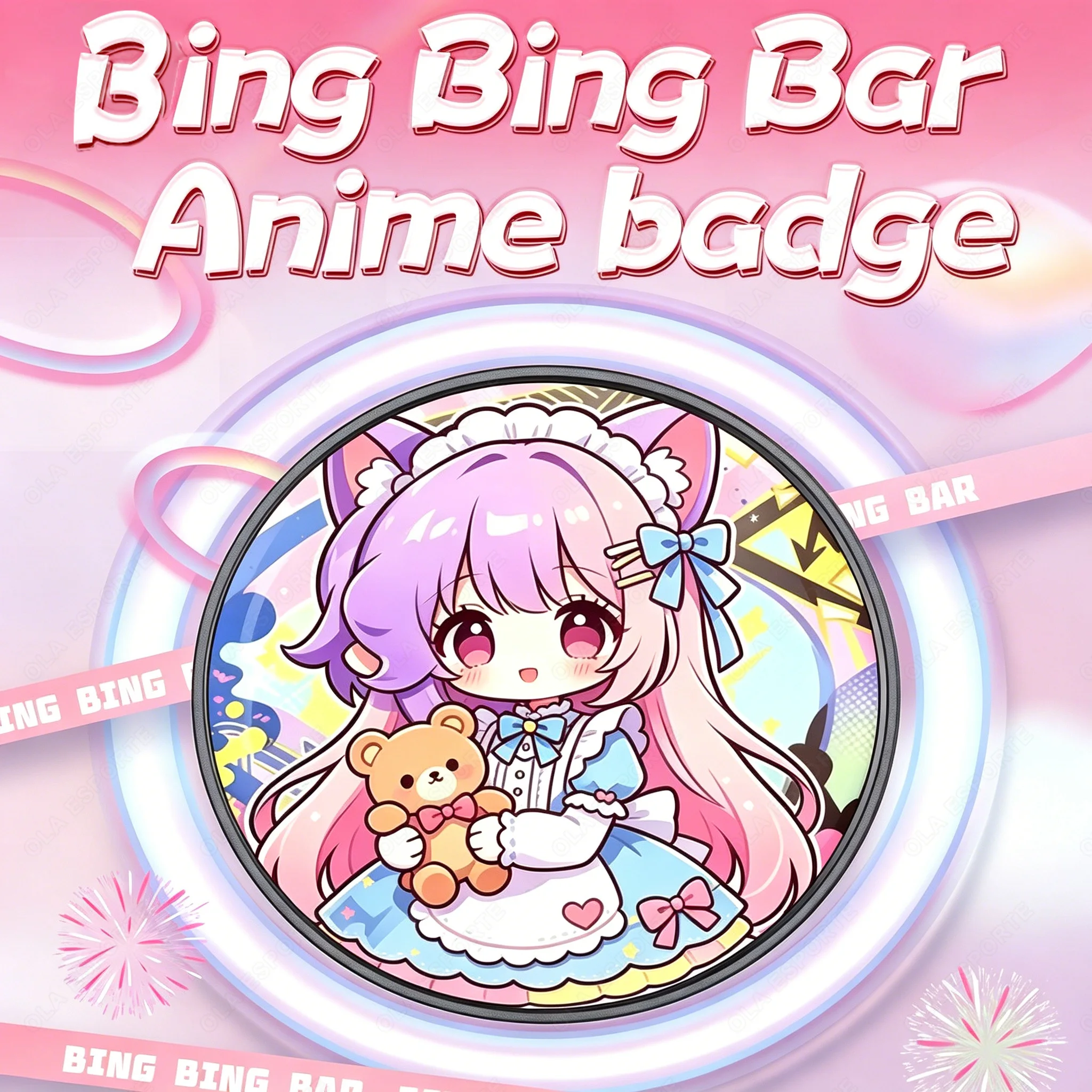 Dynamic Electronic Badge Anime Merchandise Digital Display Badge with Touch Control for Uploading Photos GIFs and Videos
Dynamic Electronic Badge Anime Merchandise Digital Display Badge with Touch Control for Uploading Photos GIFs and Videos