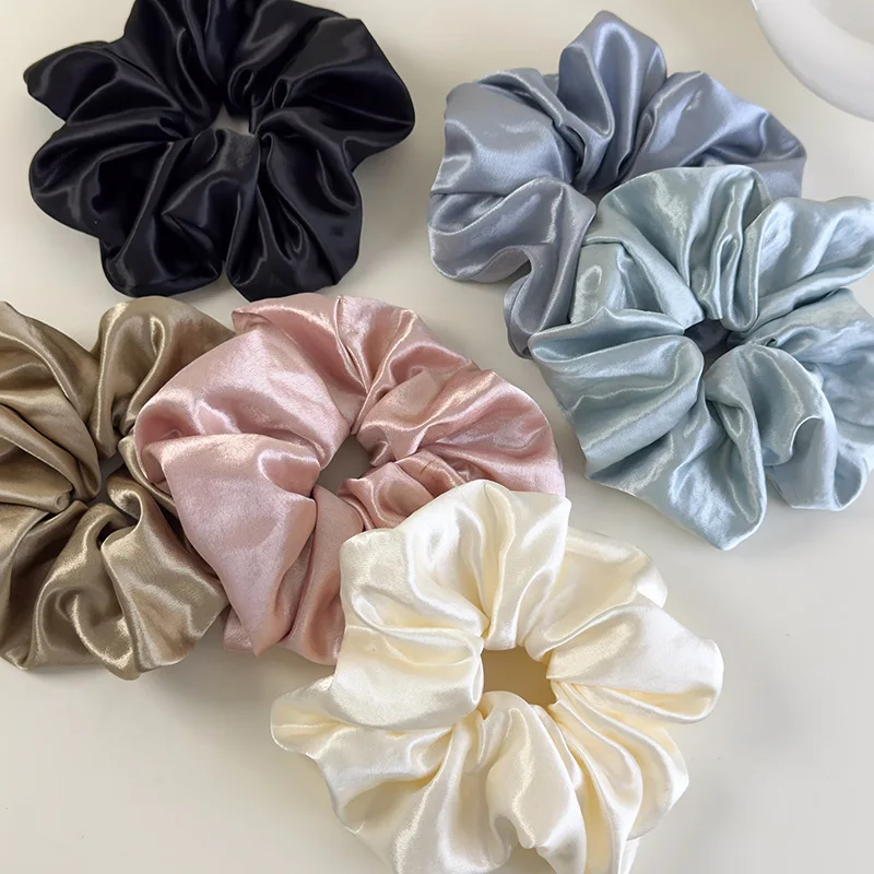 Scrunchie Cream Satin Silky Shiny Large Elegant Ponytail Holder for Women Premium Durable Soft Comfortable Daily
Scrunchie Cream Satin Silky Shiny Large Elegant Ponytail Holder for Women Premium Durable Soft Comfortable Daily