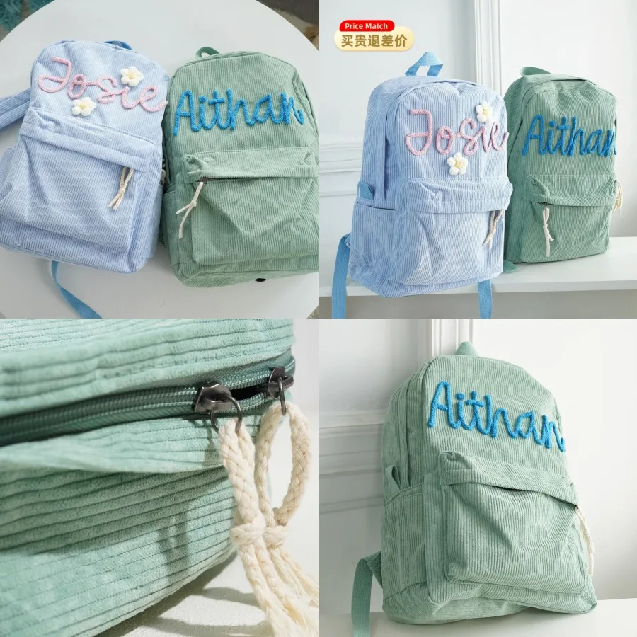 【New style】Etsy handmade customized children's and women's backpacks rope braided letters corduroy flannel large-capacity baby
【New style】Etsy handmade customized children's and women's backpacks rope braided letters corduroy flannel large-capacity baby