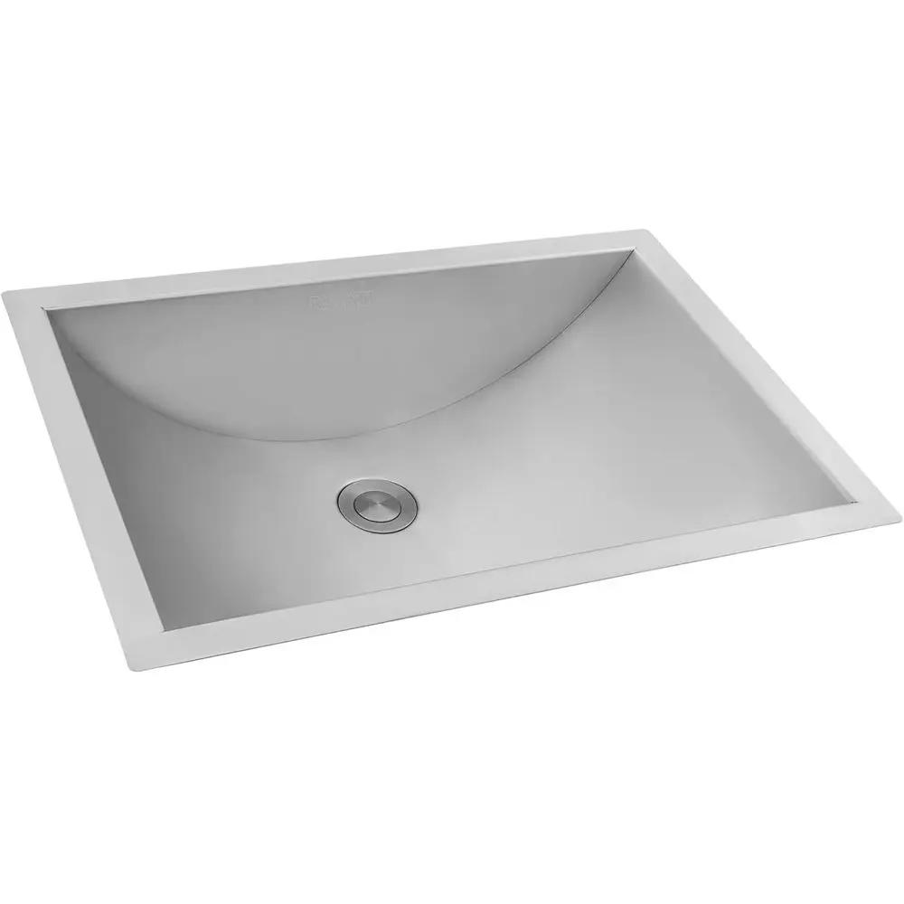 16 x 11 inch 16 Gauge StainlSteel Bathroom Sink - Recular Bathroom Sink with Brushed inish hides scratches, Easy-to-Clean Underm
16 x 11 inch 16 Gauge StainlSteel Bathroom Sink - Recular Bathroom Sink with Brushed inish hides scratches, Easy-to-Clean Underm