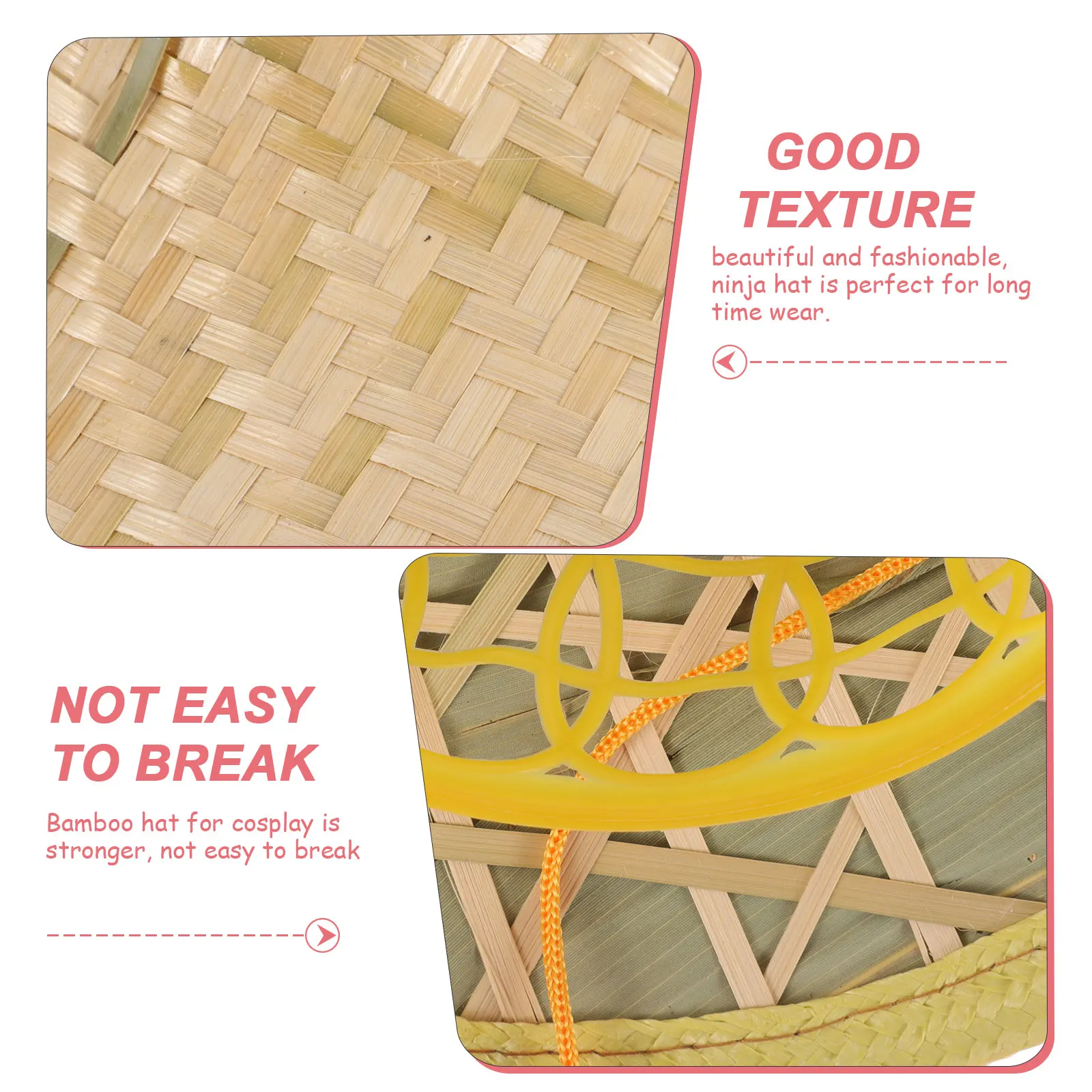 Bamboo Hat Samurai Straw Party Hats Oriental Weaving Decorative Japanese Cosplay Breathable Adjustable Rope Stage
Bamboo Hat Samurai Straw Party Hats Oriental Weaving Decorative Japanese Cosplay Breathable Adjustable Rope Stage