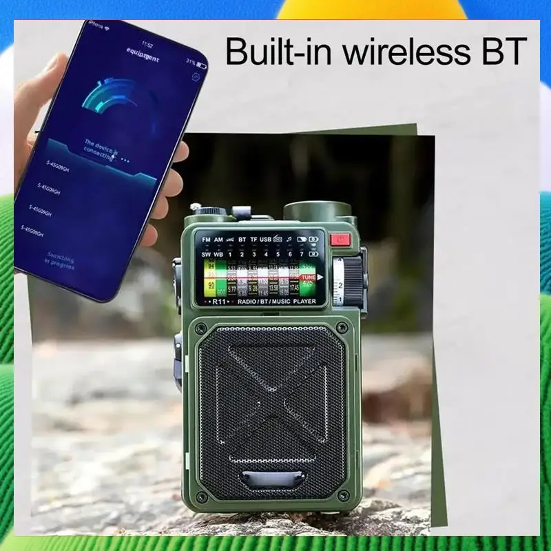Ручное аварийное солнечное радио, солнечное Bluetooth, уличная сигнализация для кемпинга, Bluetooth, уличная сигнализация для кемпинга, радио-ABPS
Ручное аварийное солнечное радио, солнечное Bluetooth, уличная сигнализация для кемпинга, Bluetooth, уличная сигнализация для кемпинга, радио-ABPS