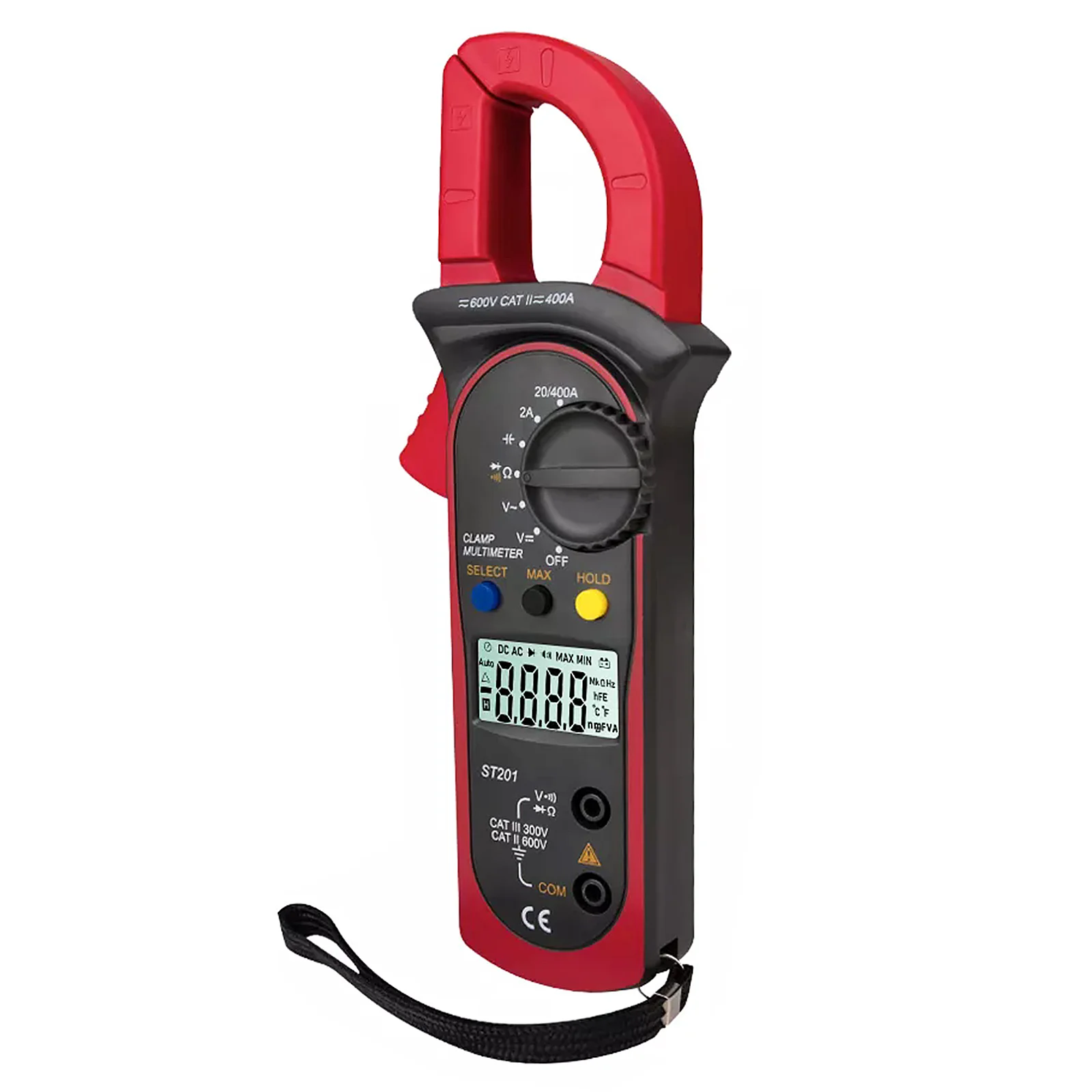 Clamp Meter Multimeter Amp Clamp Multimeter Digital Voltage Current Tester Amp Volt Ohm Diode Temperature Test Handheld Electric
Clamp Meter Multimeter Amp Clamp Multimeter Digital Voltage Current Tester Amp Volt Ohm Diode Temperature Test Handheld Electric