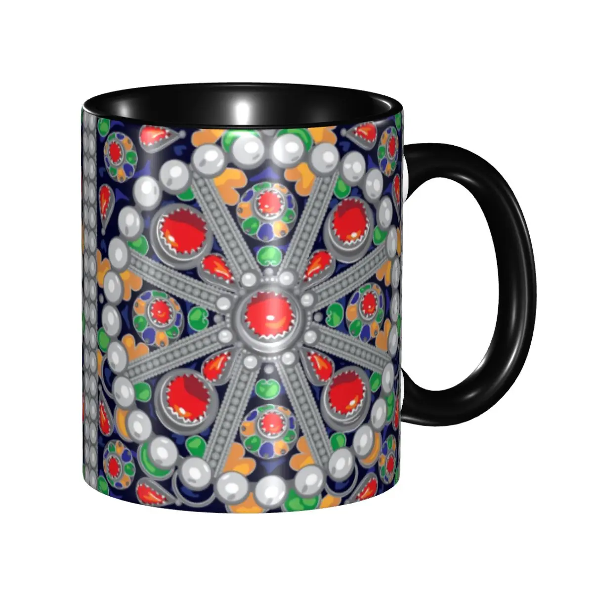 Custom Tafzimth Kabyle Fibula Style Coffee Mugs DIY Ethnic Geometric Berber Ceramic Milk Tea Cups
Custom Tafzimth Kabyle Fibula Style Coffee Mugs DIY Ethnic Geometric Berber Ceramic Milk Tea Cups