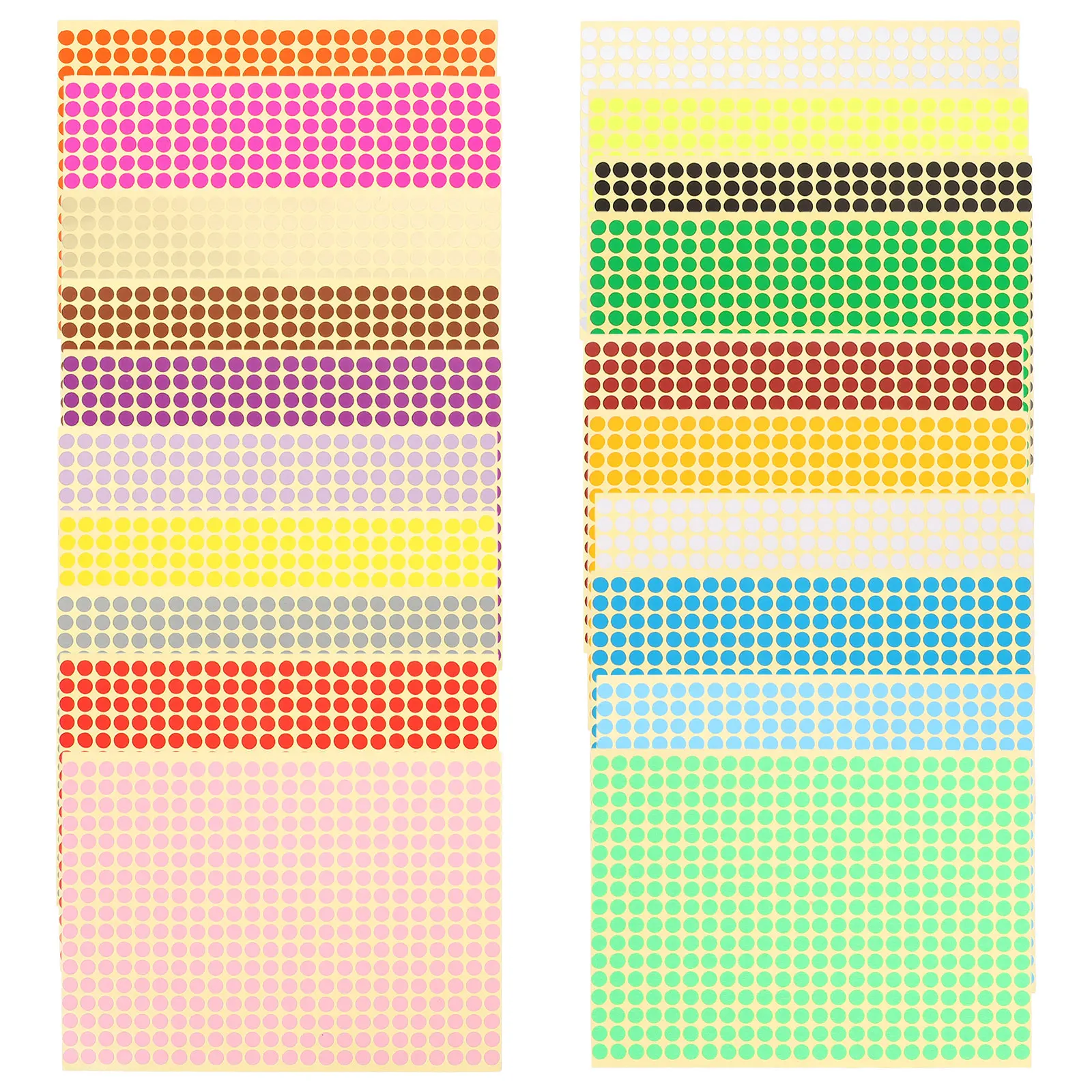20 Sheets Colored Dot Label Paper Sticker Dots Colorful Small Round Adhesive Craft Supplies Bedroom Organization Storage
20 Sheets Colored Dot Label Paper Sticker Dots Colorful Small Round Adhesive Craft Supplies Bedroom Organization Storage
