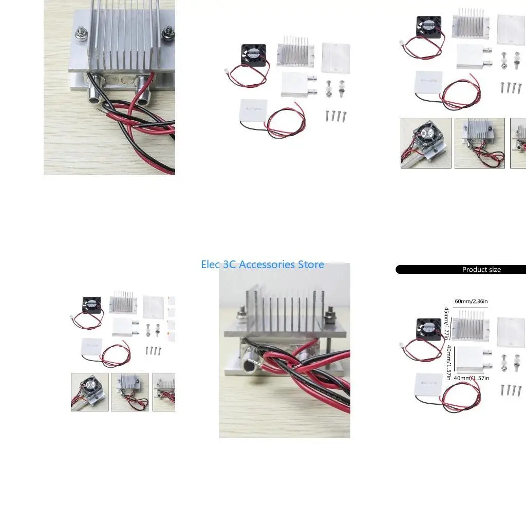 Y51A TEC1-12706 Heatsink Thermoelectric Cooler Peltier Plate Module DIY
Y51A TEC1-12706 Heatsink Thermoelectric Cooler Peltier Plate Module DIY
