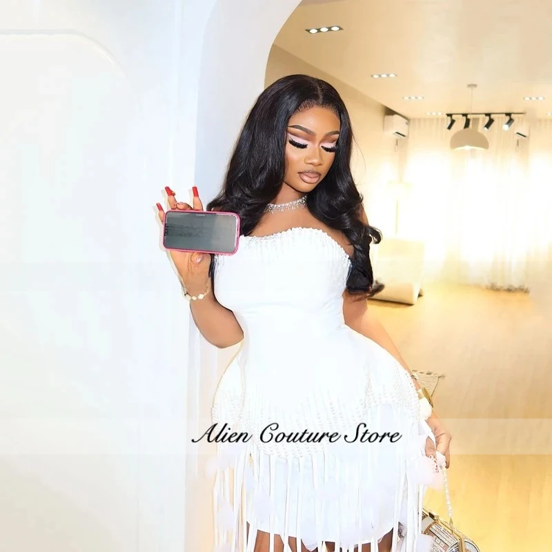 Luxury Ivory Mini Cocktail Dresses 3D Flowers Beading Vestidos De Fiesta Elegantes Prom Dresses Woman For Wedding Customized
Luxury Ivory Mini Cocktail Dresses 3D Flowers Beading Vestidos De Fiesta Elegantes Prom Dresses Woman For Wedding Customized