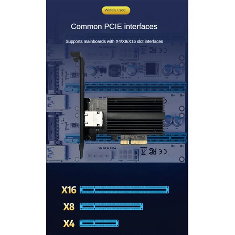 A13E-PCIE к RJ45 с одним портом RJ45 10G NIC PXE Diskless Boot Server Промышленный компьютер Ethernet NIC PCIE Сетевой адаптер
A13E-PCIE к RJ45 с одним портом RJ45 10G NIC PXE Diskless Boot Server Промышленный компьютер Ethernet NIC PCIE Сетевой адаптер