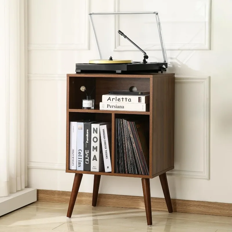 Record Player Table – 20 x 15.75 x 32 Inches- Vintage Decor Side Table with Wood Legs, Record Holder Stand - Walnut Finish Retro
Record Player Table – 20 x 15.75 x 32 Inches- Vintage Decor Side Table with Wood Legs, Record Holder Stand - Walnut Finish Retro