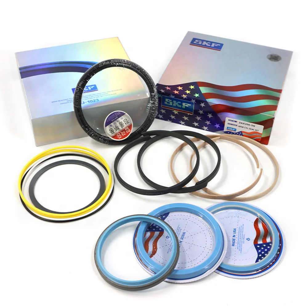 High Quality Hydraulic Cylinder Seal Kit for SKF ZAX200-5G Excavator Oil Seals Rubber Seal
High Quality Hydraulic Cylinder Seal Kit for SKF ZAX200-5G Excavator Oil Seals Rubber Seal